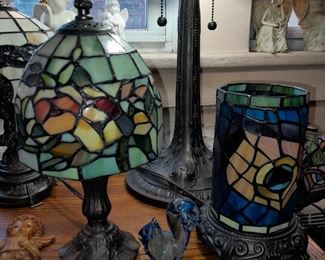 Stained Glass Lamp Collection - All Working!