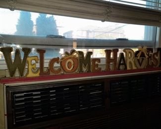 Harvest Sign
