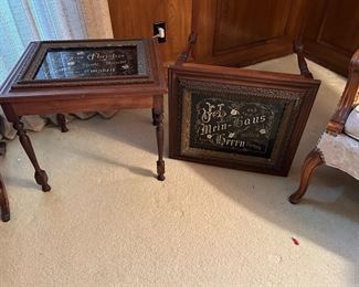 Pair of antique tables