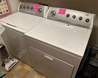 Whirlpool washer and dryer