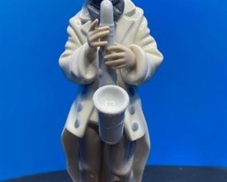 Lladro 5471 Sad Sax Clown