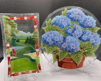 Peggy Karr Glass Plates (2)