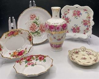 Assorted Floral China Pieces