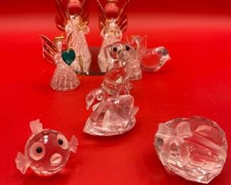 Swarovski Crystal Animals Glass Lot