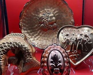 Copper Dessert Molds
