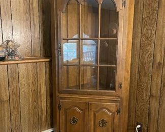 Corner Display slash China Cabinet
