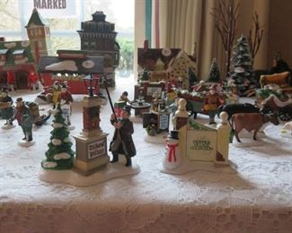 EXTENSIVE DEPT 56 CHRISTMAS COLLECTION