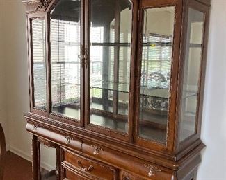 Beautiful China Closet with lots of storage space.