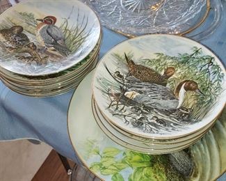 Game Birds, Collector Plates by "Southern Living"