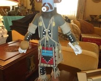 Signed Kachina Hopi Corn Dancer Doll -signed Wilson