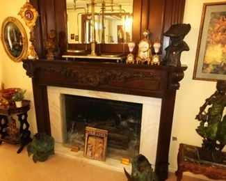 Pair of large Bronze Fishies