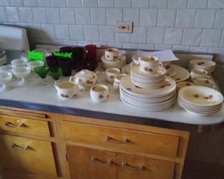 Strawberry China set $40.00