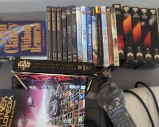 Star Wars, Star Trek DVDs and VHS