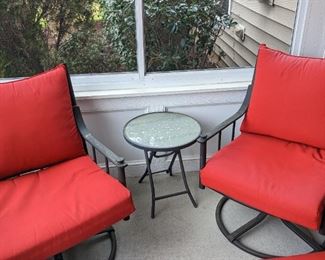 2 of 4 chairs shown patio furniture