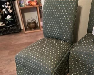 Ethan Allan armless upholstered chair