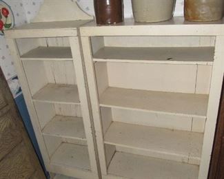Primitive antique shelves