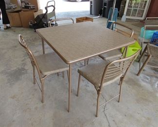Card table & chairs