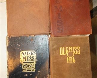 Early Ole Miss yearbooks