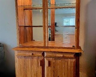 Contemporary Oak China Cabinet/Display Case #5
DELIVERY INCLUDED with FULL PRICE purchase