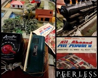 American Flyer model train setup #11