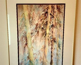 "Coastal Beauties" 1992 watercolor by Beryl Adam's #13