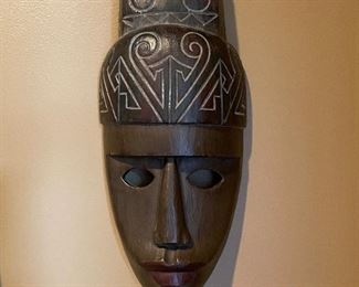 Wooden African style Tribal mask 