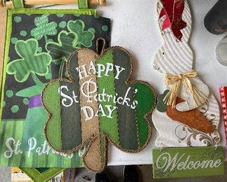 St. Patricks Day and Halloween and Easter Decor