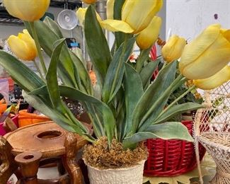 Easter tulips Artificial  Silk flowers