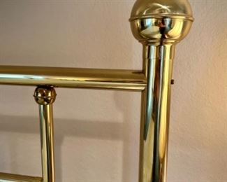 Brass queen bed