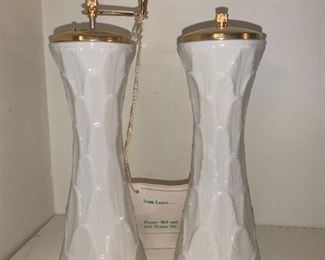 Lenox Pepper Mill and Salt Shakers