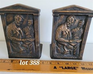 Vintage cast iron bookends 