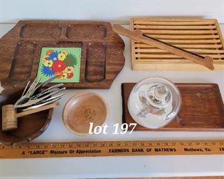 Vintage kitchen cheese boards