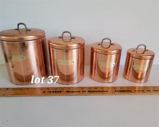 Copper canisters 