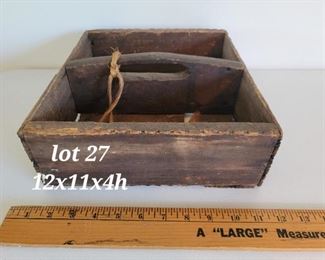 Antique wood box