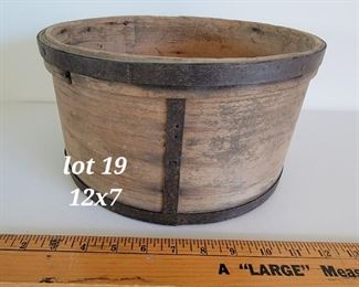 Antique measure bucket 