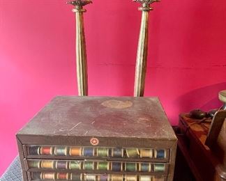 large Star thread cabinet with glass drawers and thread