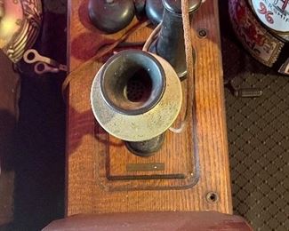 antique wall phone