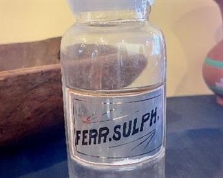 antique pharmacy bottle