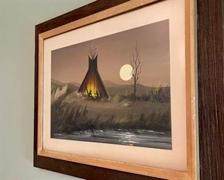 Bobby Hill White Buffalo Painting