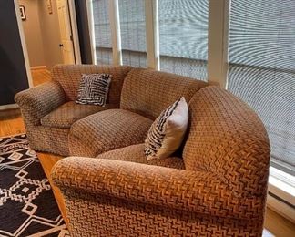 Gorgeous! crescent sofa