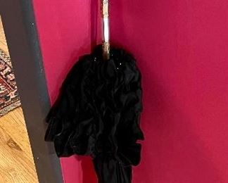 gold plated umbrella with Mother of Pearl on handle