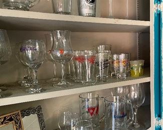 VINTAGE BARWARE ( THIS IS IN THE GARAGE)