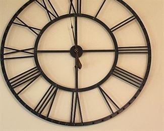 Cooper Classics 44.5 Round Aged Steel Working Clock