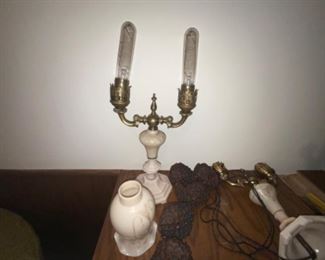 Pair of old sconces.  As is
