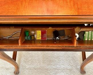 Vintage New Home Sewing Machine Table