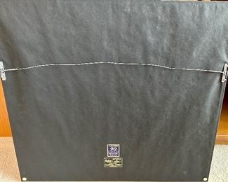 Alex Katz (b. 1927) "Blueberry Field"  1968 Screenprint. 7 Colors on White Wove Paper. 14" H  x 17" W Image  Framed. Signed and Numbered 99/100.  Framed 22" x 24"