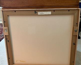 Alex Katz (b. 1927)  "Orange Studo" 49/50 Serigraph Signed and Numbered.  30" W x 26" H