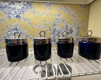 4 Williams and Sonoma Egg Coddlers.