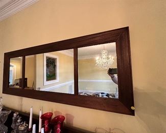 Great Mahogany Empire Mirror 1800’s 
