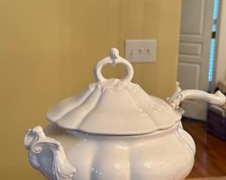 Red Cliff Stoneware Tureen signed. 